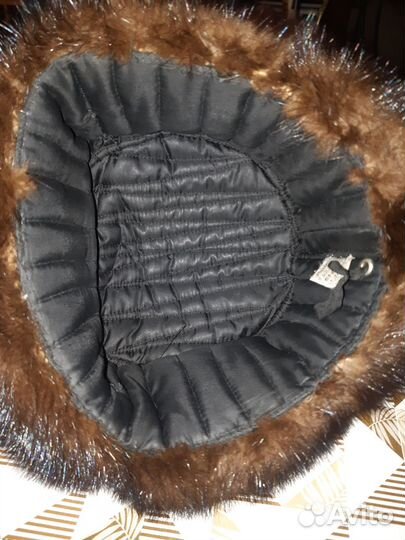 Норковая шапка мужская