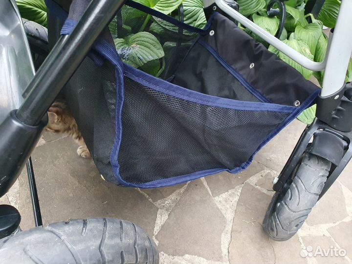 Коляска-трансформер Babyton Pillo OX Denim-Blue