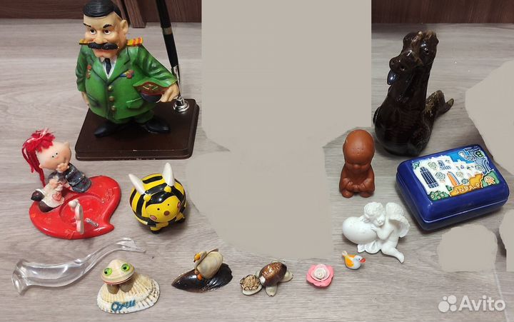 Шкатулки статуэтки подсвечник свистульки 18 шт