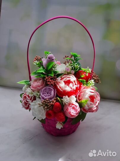 Букет из мыла для мамы. В наличии