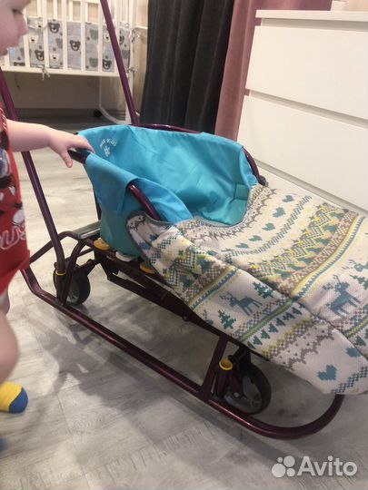 Коляска санки