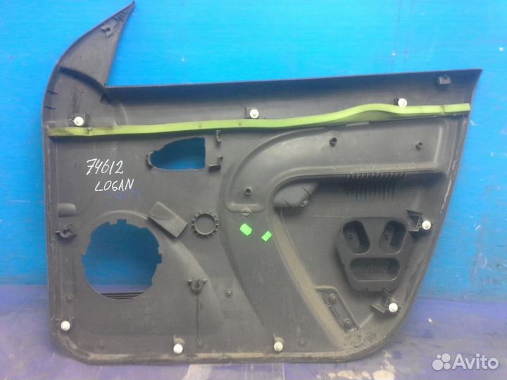 Обшивка двери передней левой Renault Logan 2005-20