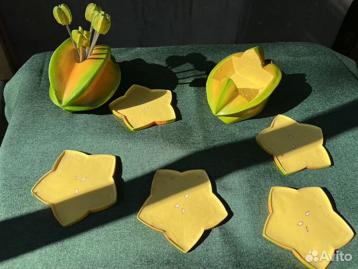 Блюдо сервировочное, шпажки, подстаканники