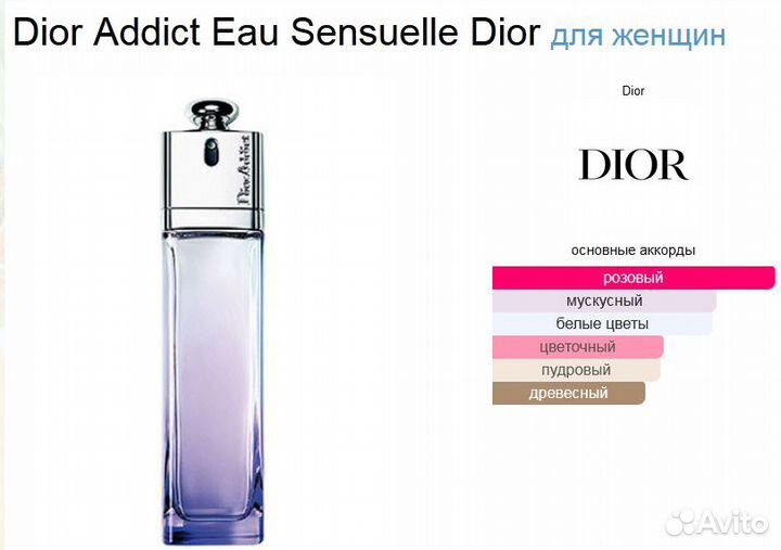 Christian Dior Addict Eau Sensuelle редкость
