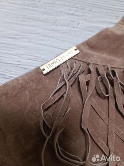 Liu jo шорты замшевые