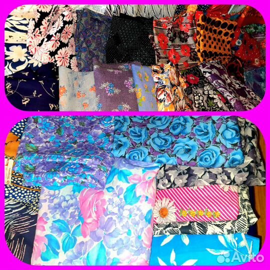 Есть Ткани СССР бязь, шерсть, фланель, бархат