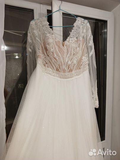 Свадебное платье 56 размер