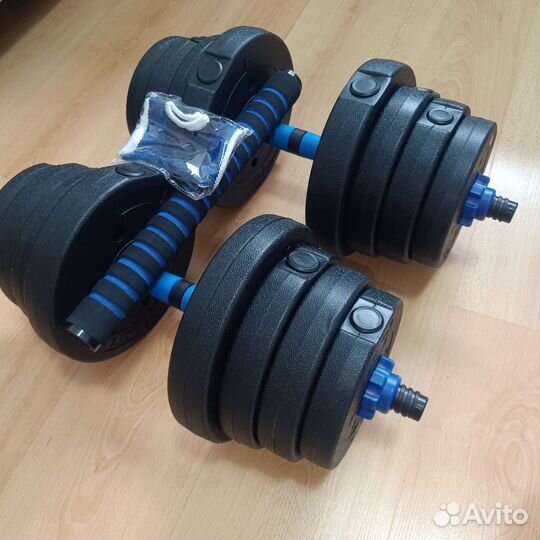 Гантели разборные новые 2 по 15. Штанга