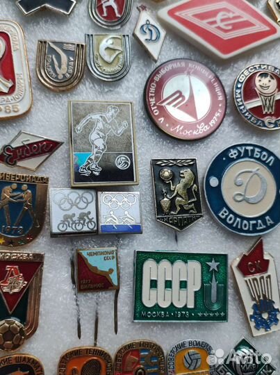 Значки олимпиада, футбол, спорт, бокс, динамо