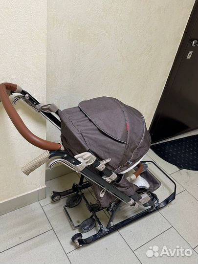 Детские санки коляска