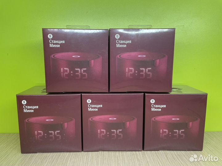 Алиса Умная колонка Новая Станция Мини (с часами)
