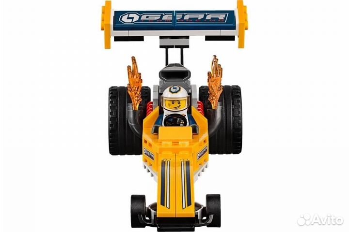 Конструктор Грузовик для перевозки драгстера 345 д