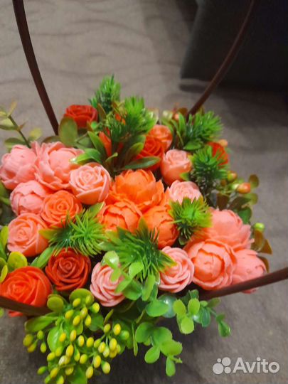 Букет цветов из мыла