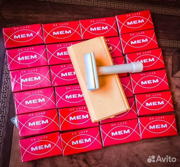 Лезвия для бритья ссср+бритва