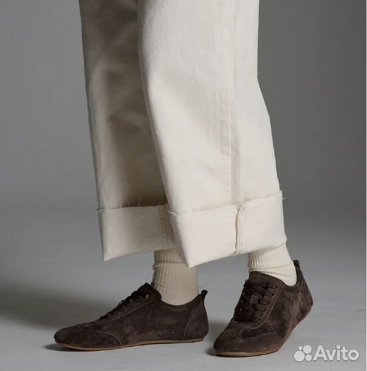 Замшевые кеды женские