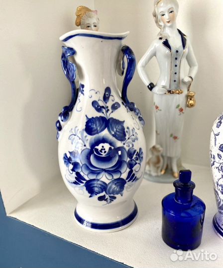 Вазы, кувшины гжель