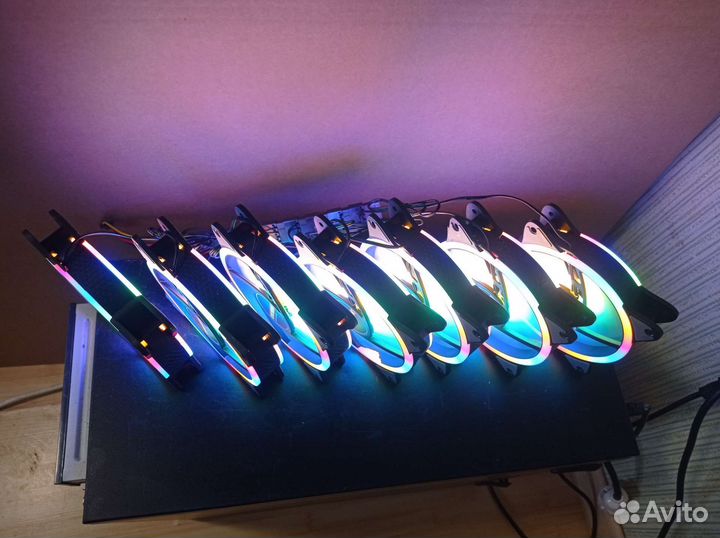 Вентилятор RGB 120мм molex 4pin