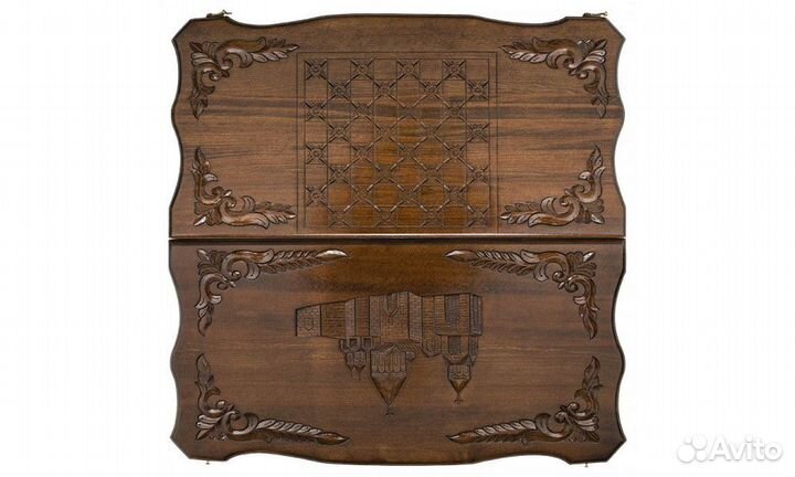 Нарды резные Собор 60 Haleyan