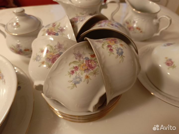 Чайный сервиз на 6 персон, Каролина, Польша