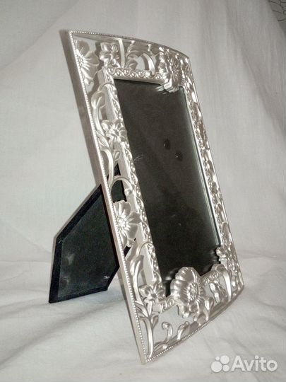 Рамка для фотографий металл / стекло / стразы