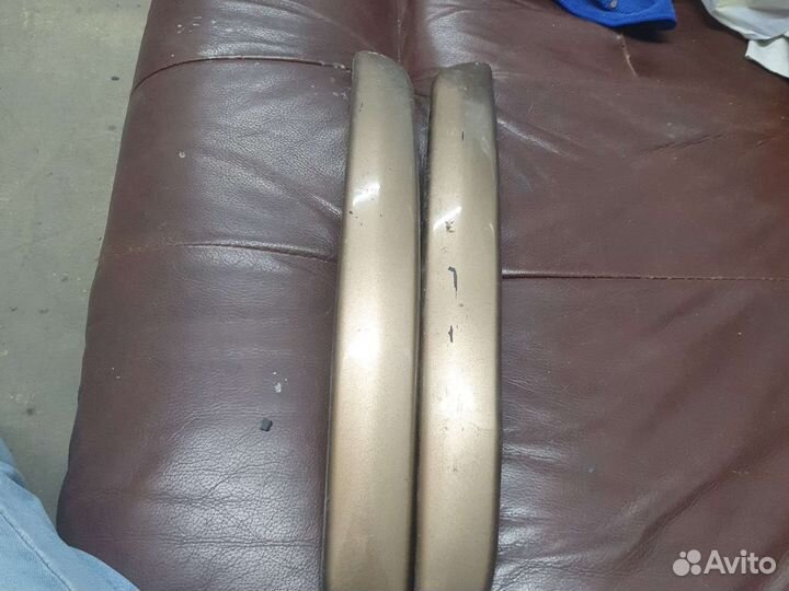 Накладки переднего бампера nissan tiida