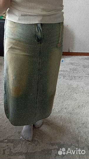 Юбка джинсовая