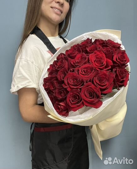 101 роза эквадор 51 красные розы букет цветы