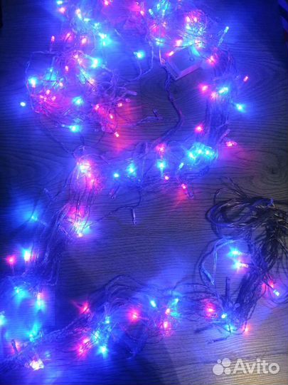 Гирлянда-штора, занавес, дождь. Новая 8 режимов