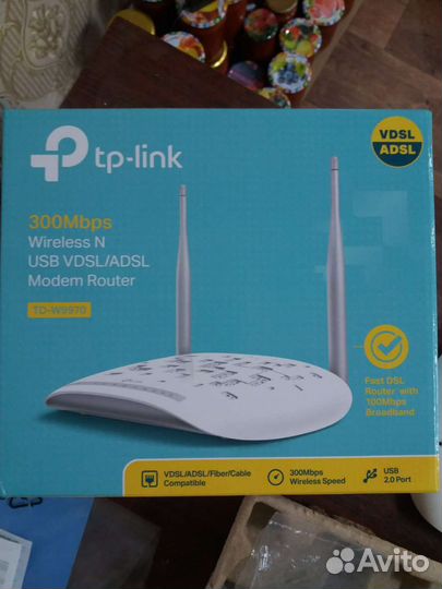 Wifi роутер tp link TD-W9970, белый