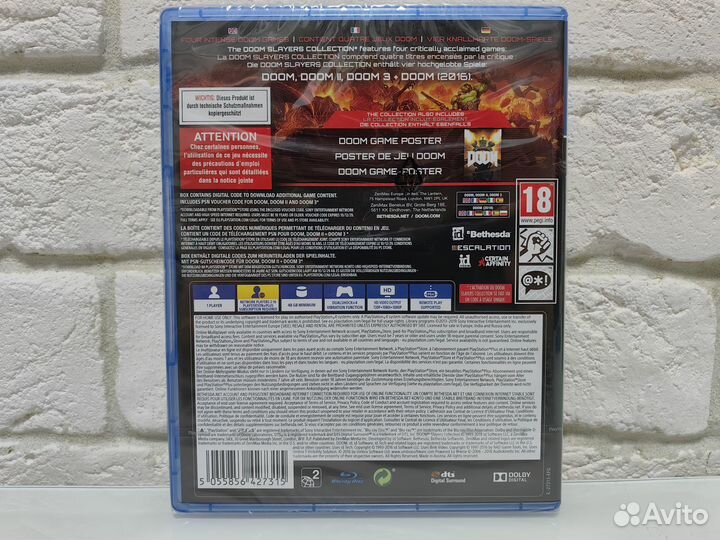Doom Slayers Collection PS4 новый диск