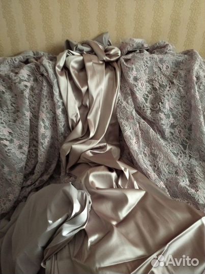 Ткань италия гипюр плюс для подклада 6 метров