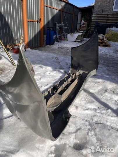 Задний бампер на renault logan 1 рестайлинг