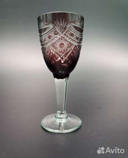 Рюмки марганцевое стекло СССР