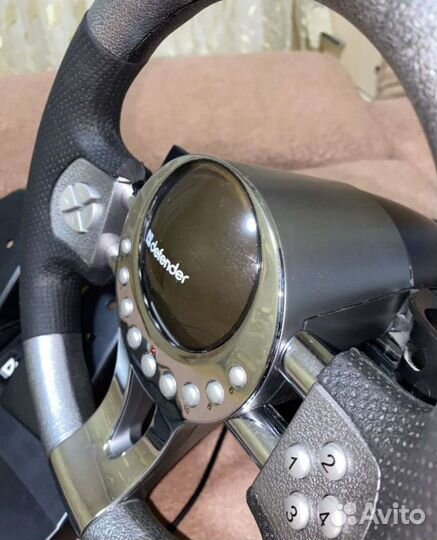 Игровой руль defender forsage gtr(торг)