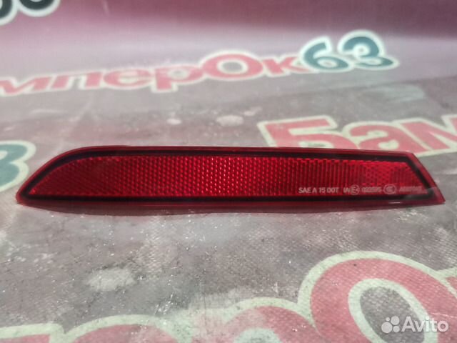 Катафот бампера BMW 5-Series G30 2016 задн. лев