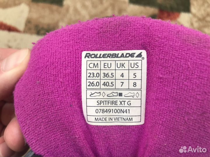 Роликовые коньки Rollerblade Spitfire XT G