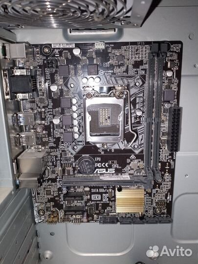 Процессор intel core i5 + мат. плата Asus h110m-k