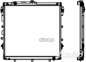 Радиатор toyota sequoia II /tundra II 07- 34618516