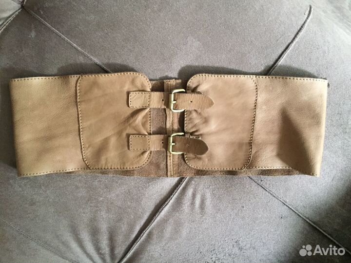 Пояс натуральная кожа.Италия