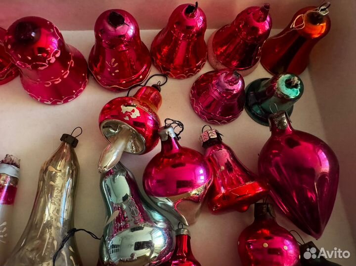 Елочные игрушки СССР колокольчики