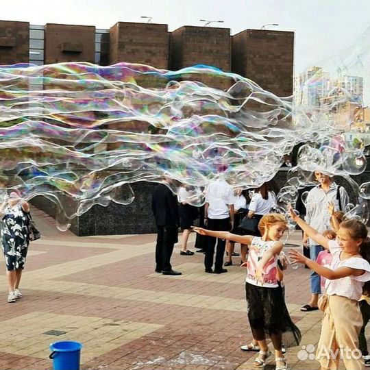 Шоу мыльных пузырей