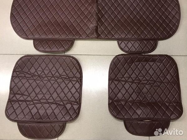 Накидки на сиденья ромб, низ сиденья, экокожа к