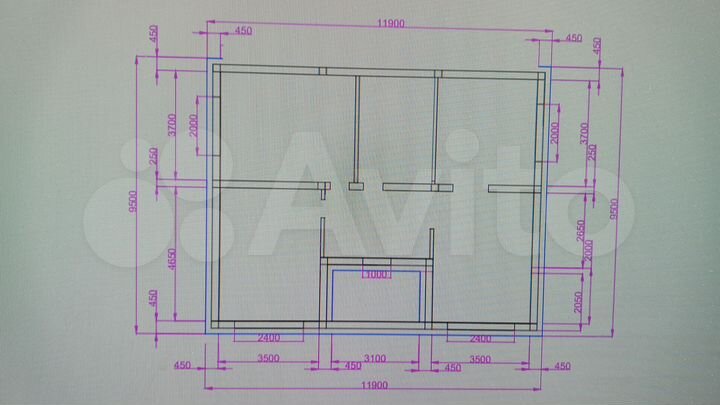 Коттедж 114 м² на участке 10 сот.
