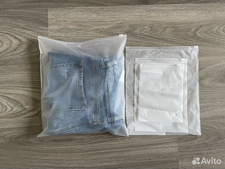 Зип лок пакет полуматовый с бегунком