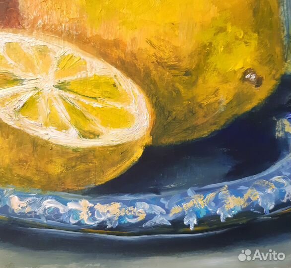 Картина маслом Лимон