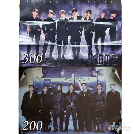 Оф. постеры BTS Membership kit Proof