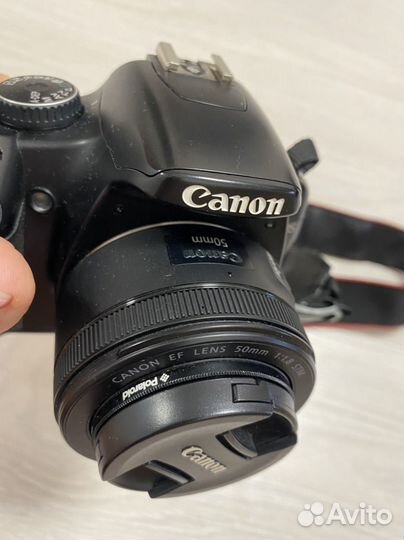 Зеркальный фотоаппарат canon 450d + объектив
