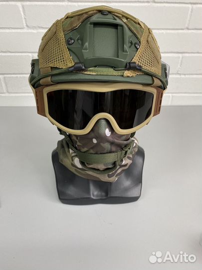 Баллистический шлем без ушей c Team Wendy) + чехол