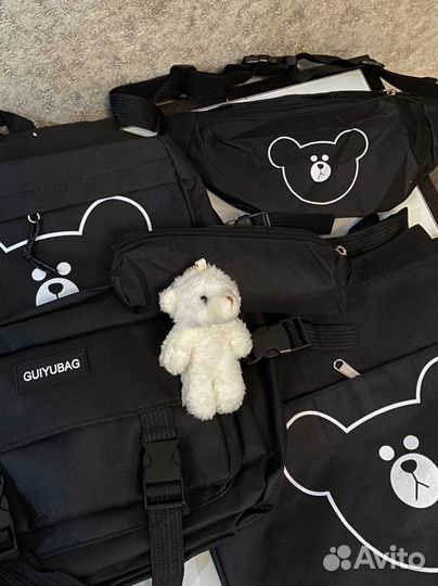 Рюкзак детский новый девочки мальчика портфель 5в1