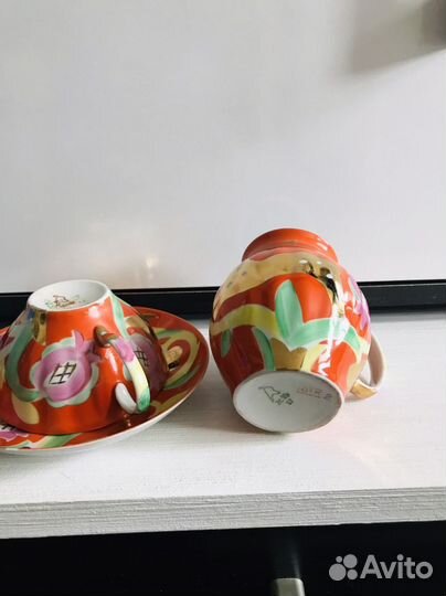 Чайный сервиз дулево Золотой олень